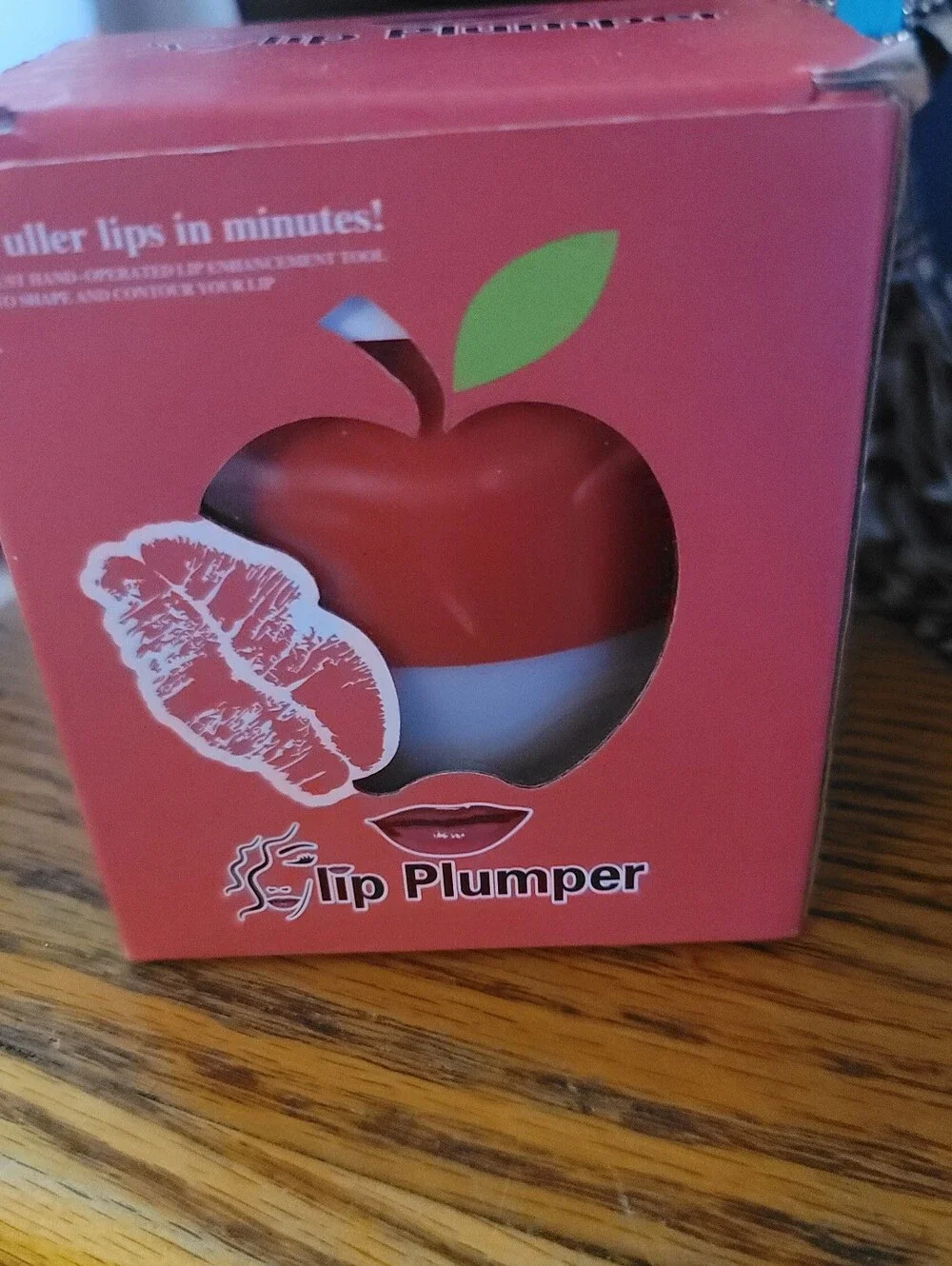 Brand New Fuller Lips In Minutes With This Apple Shaped Lip Plumper.